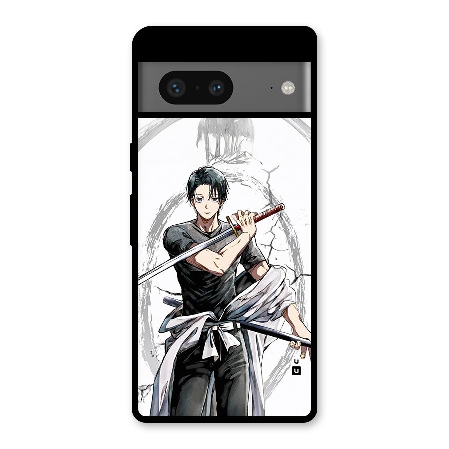 Yuta With Katana Glass Back Case for Google Pixel 7