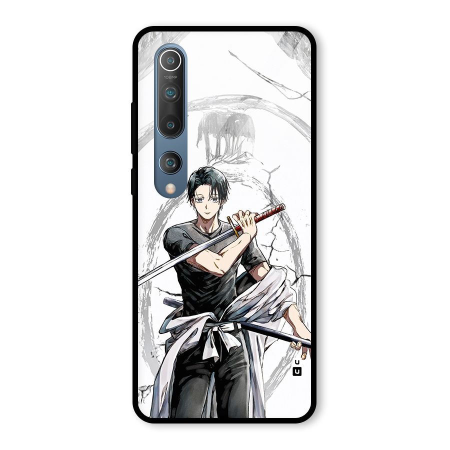 Yuta With Katana Glass Back Case for Mi 10