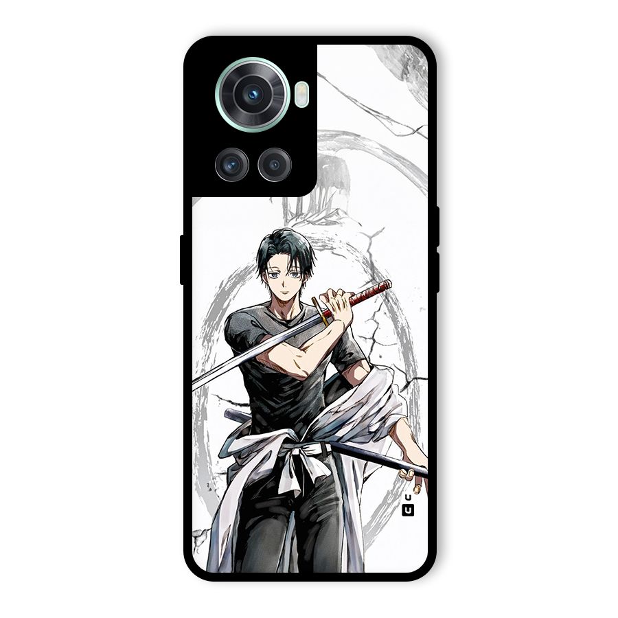 Yuta With Katana Glass Back Case for OnePlus 10R