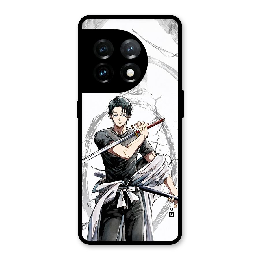 Yuta With Katana Glass Back Case for OnePlus 11