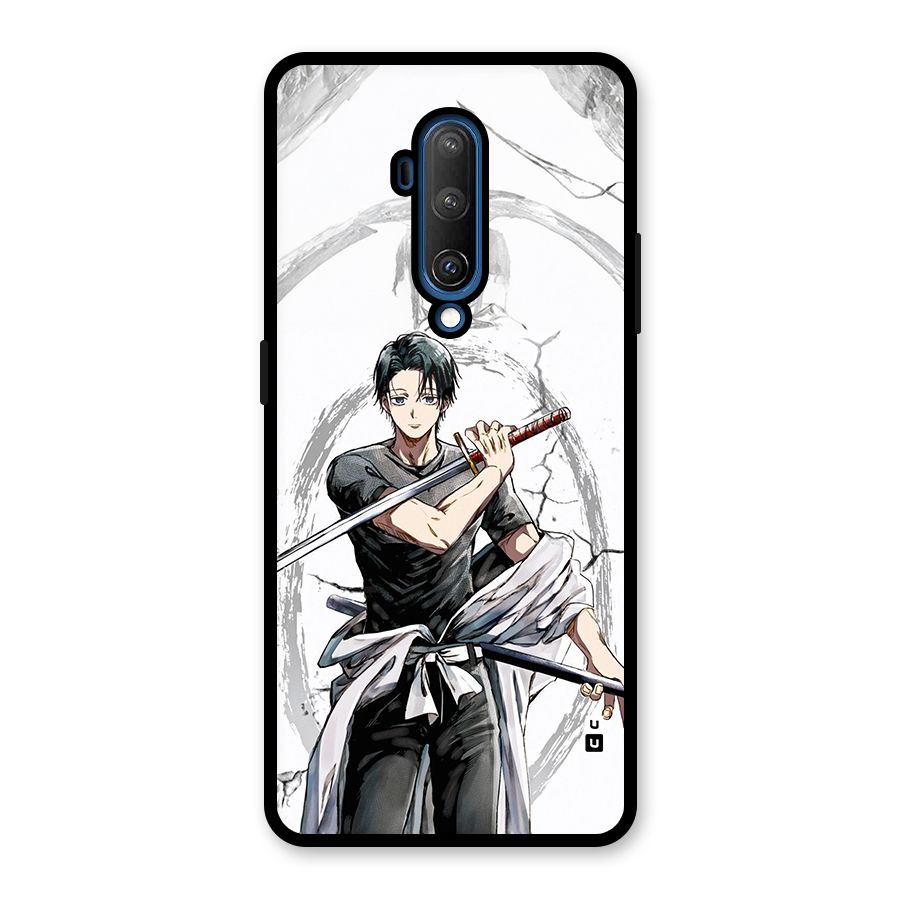 Yuta With Katana Glass Back Case for OnePlus 7T Pro