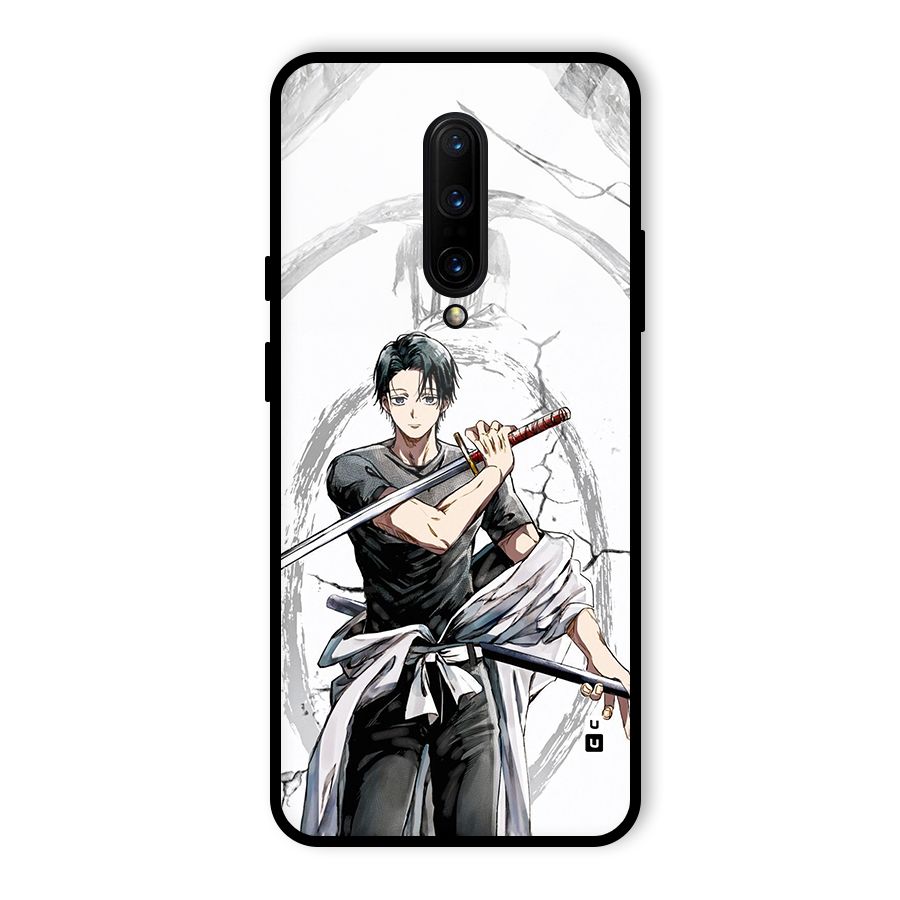Yuta With Katana Glass Back Case for OnePlus 7 Pro