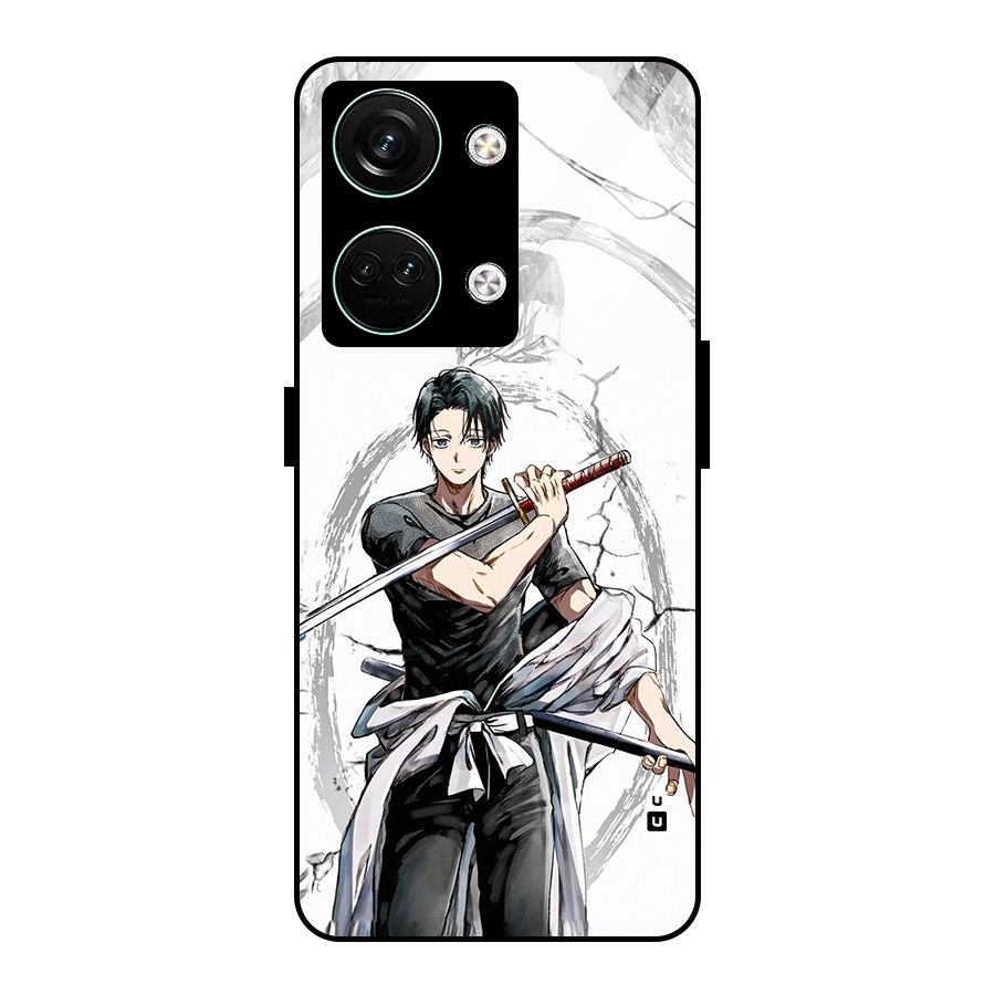 Yuta With Katana Glass Back Case for Oneplus Nord 3