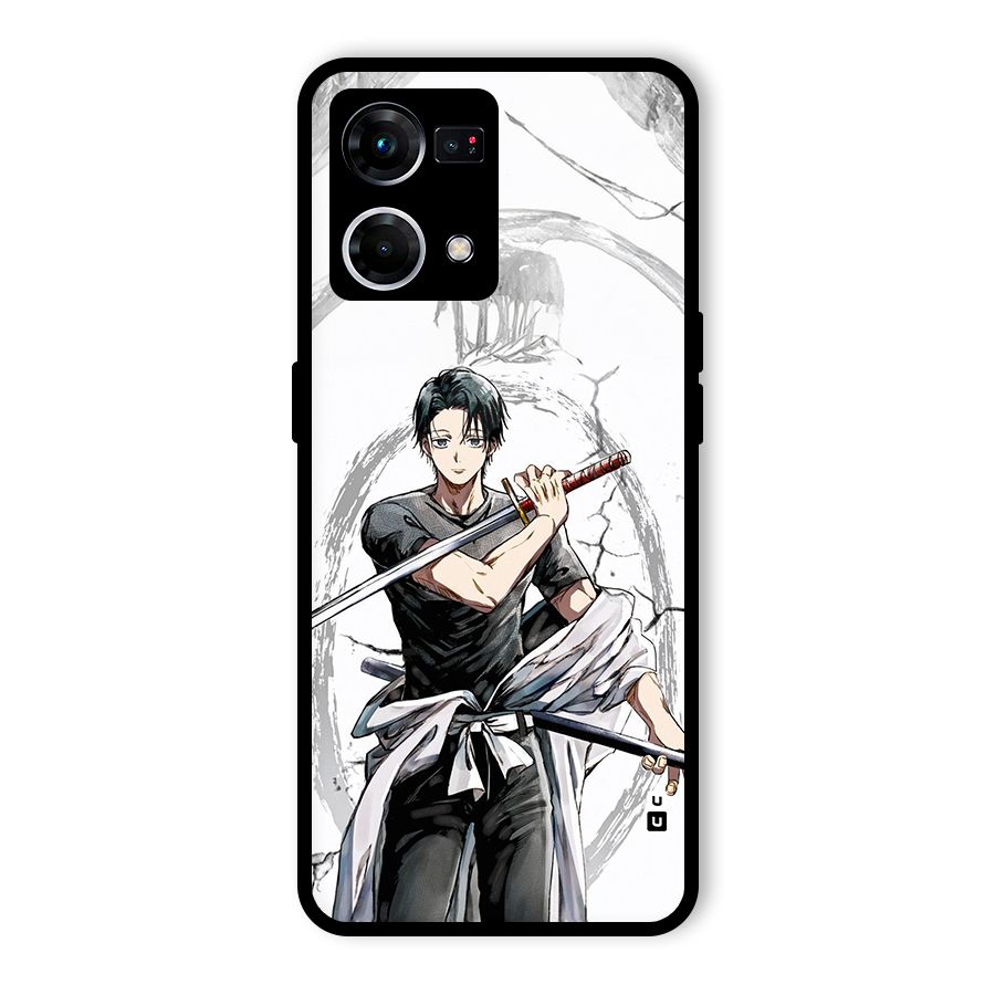 Yuta With Katana Glass Back Case for Oppo F21s Pro 4G