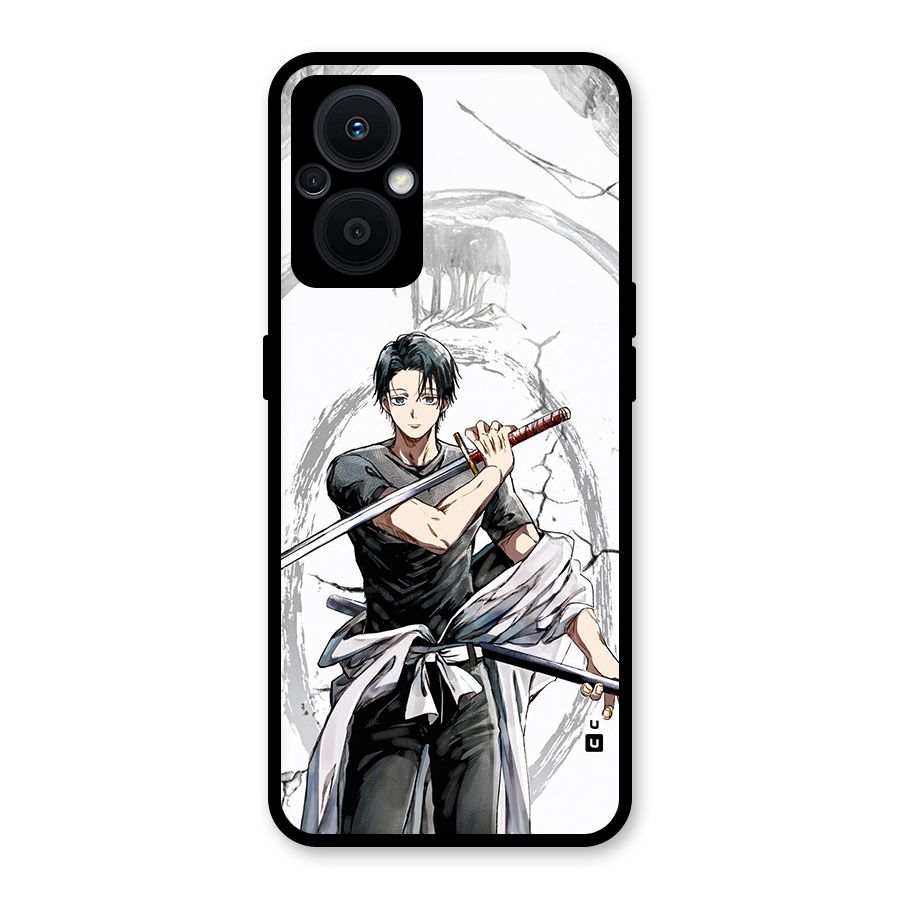 Yuta With Katana Glass Back Case for Oppo F21s Pro 5G