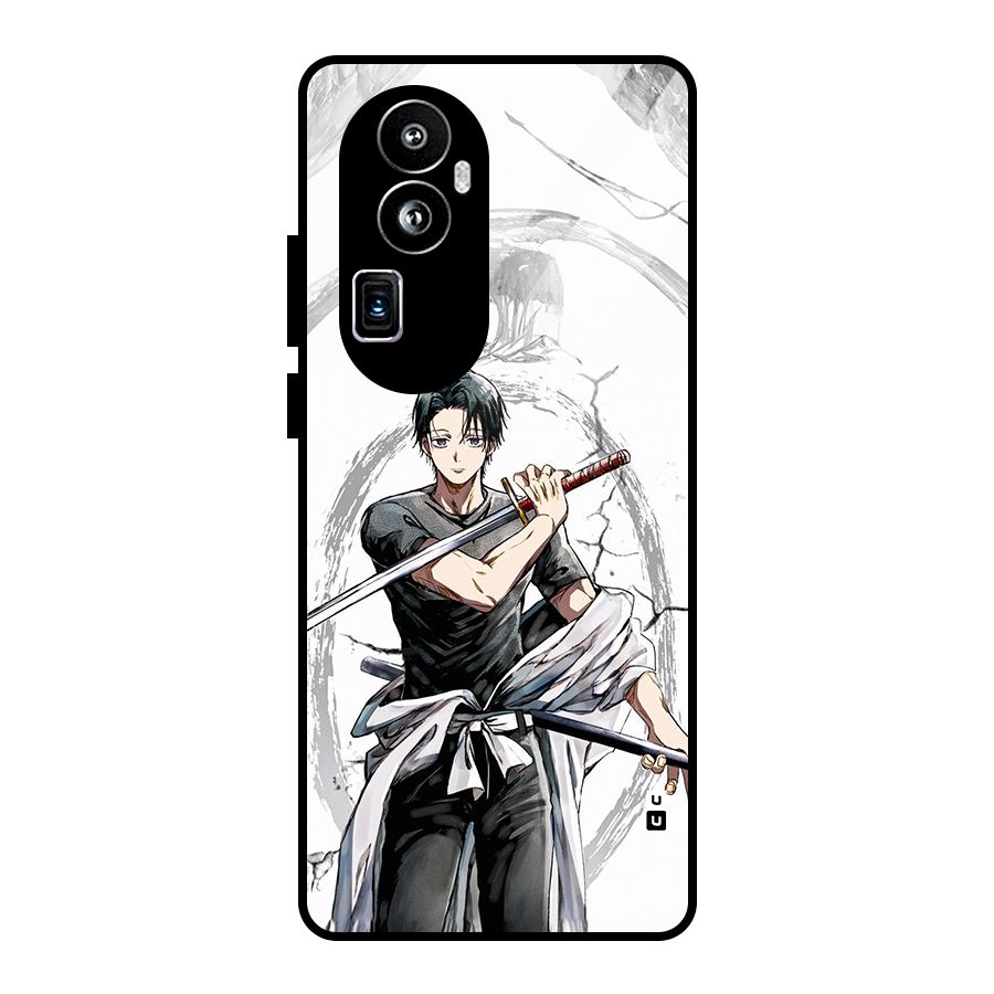 Yuta With Katana Glass Back Case for Oppo Reno10 Pro Plus