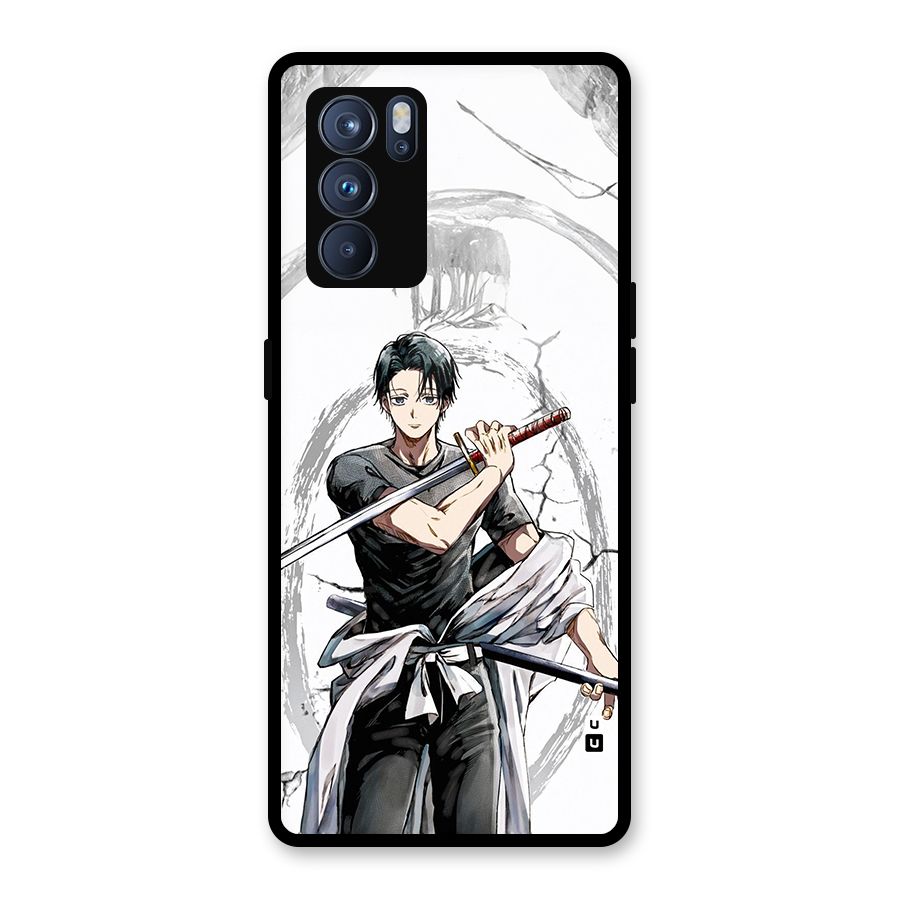 Yuta With Katana Glass Back Case for Oppo Reno6 Pro 5G