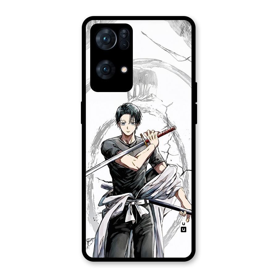 Yuta With Katana Glass Back Case for Oppo Reno7 Pro 5G