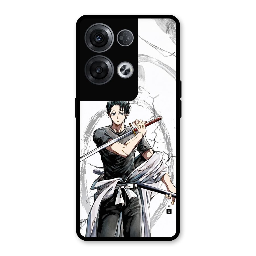Yuta With Katana Glass Back Case for Oppo Reno8 Pro 5G