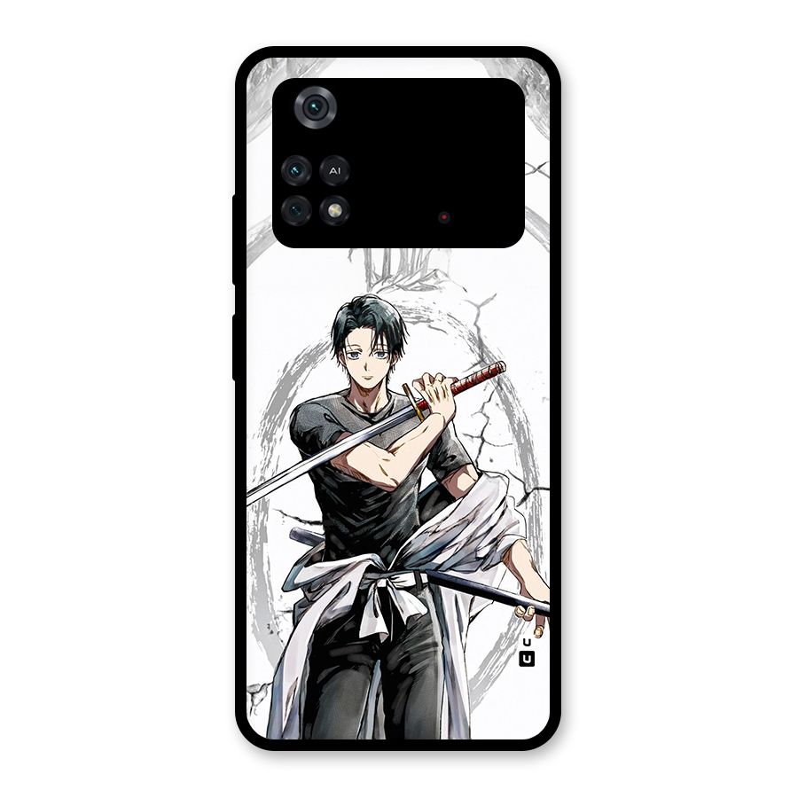 Yuta With Katana Glass Back Case for Poco M4 Pro 4G