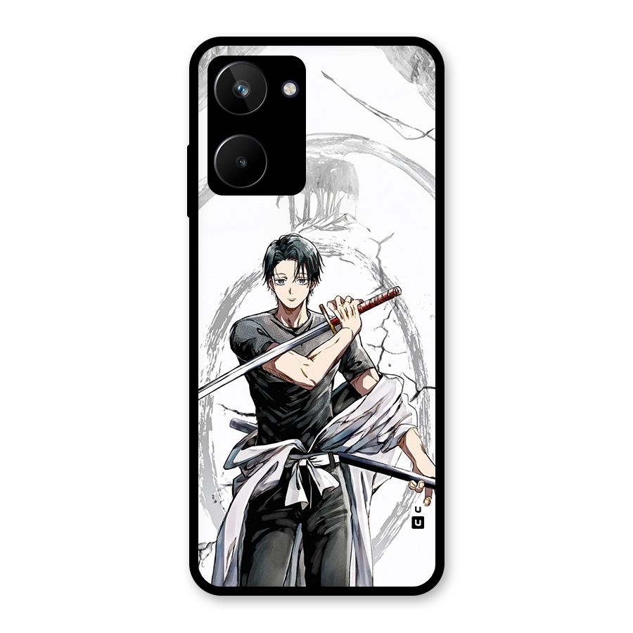 Yuta With Katana Glass Back Case for Realme 10
