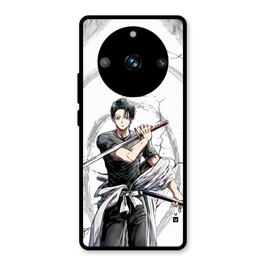 Yuta With Katana Glass Back Case for Realme 11 Pro Plus