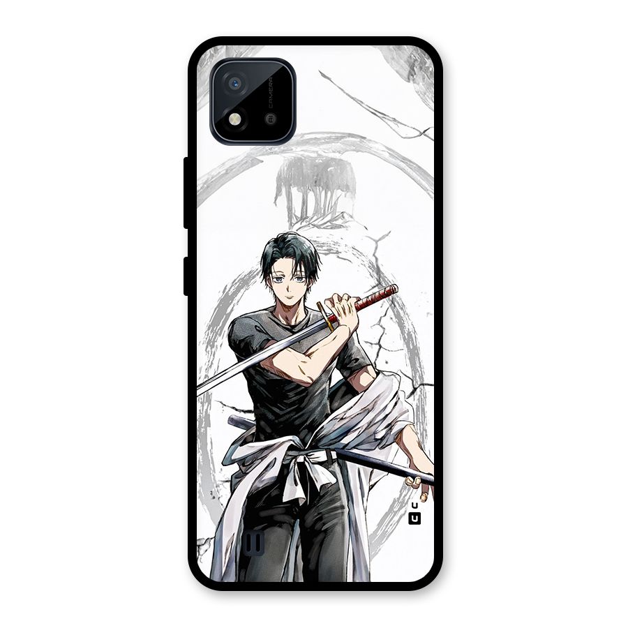 Yuta With Katana Glass Back Case for Realme C11 2021