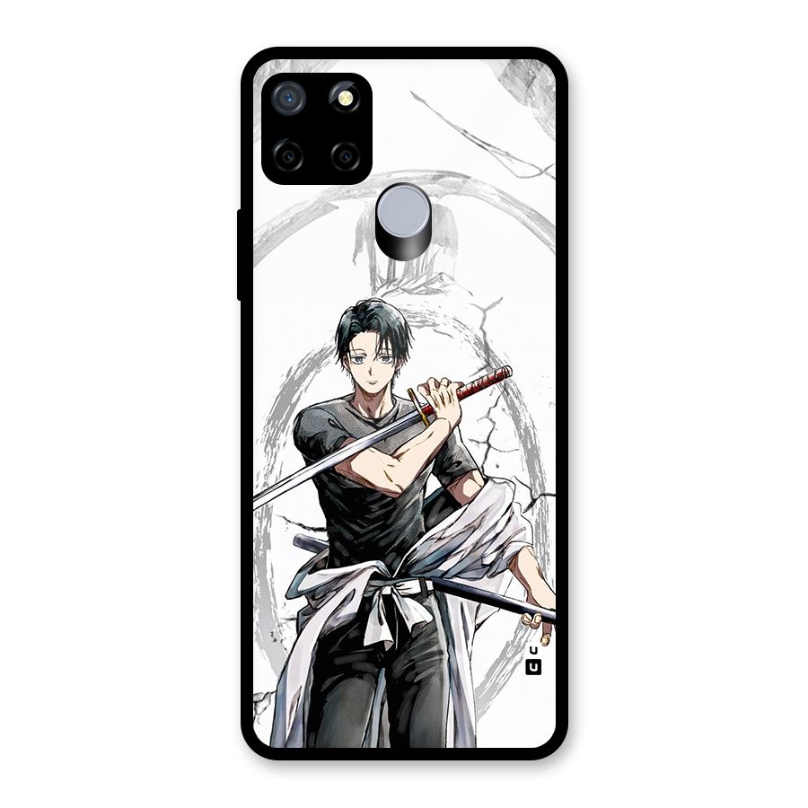 Yuta With Katana Glass Back Case for Realme C12