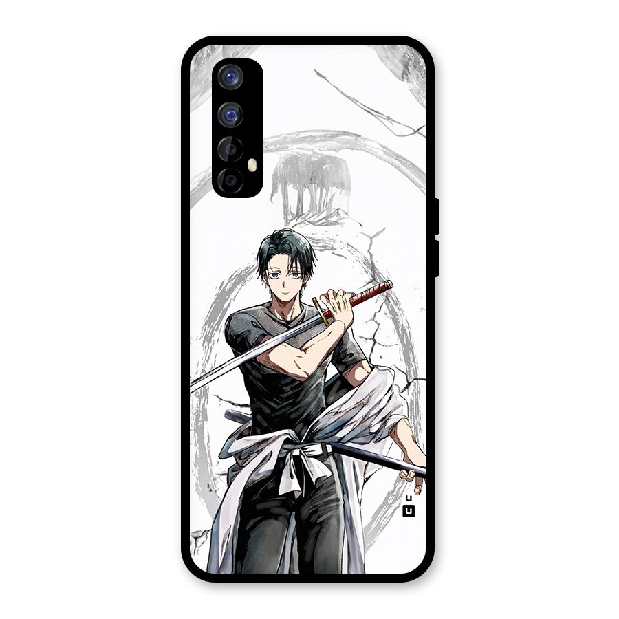 Yuta With Katana Glass Back Case for Realme Narzo 20 Pro