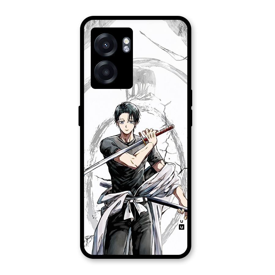 Yuta With Katana Glass Back Case for Realme Narzo 50 5G