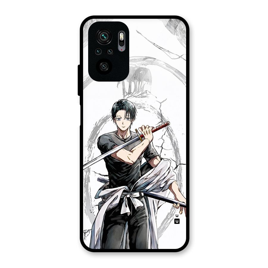 Yuta With Katana Glass Back Case for Redmi Note 11 SE