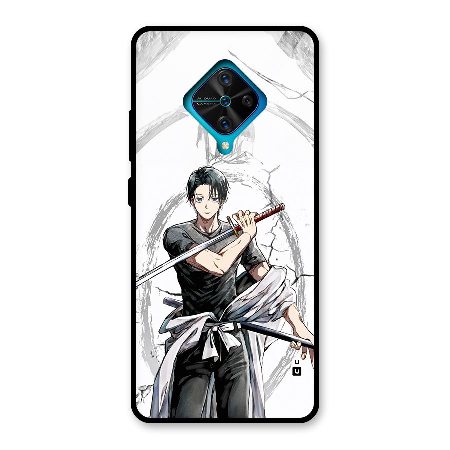 Yuta With Katana Glass Back Case for Vivo S1 Pro