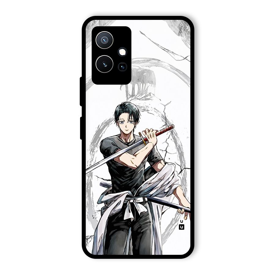 Yuta With Katana Glass Back Case for Vivo T1 5G