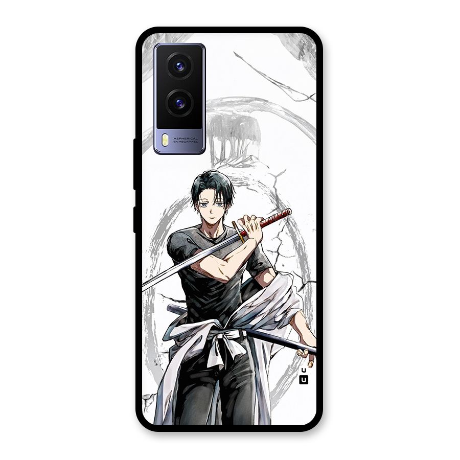 Yuta With Katana Glass Back Case for Vivo V21e 5G
