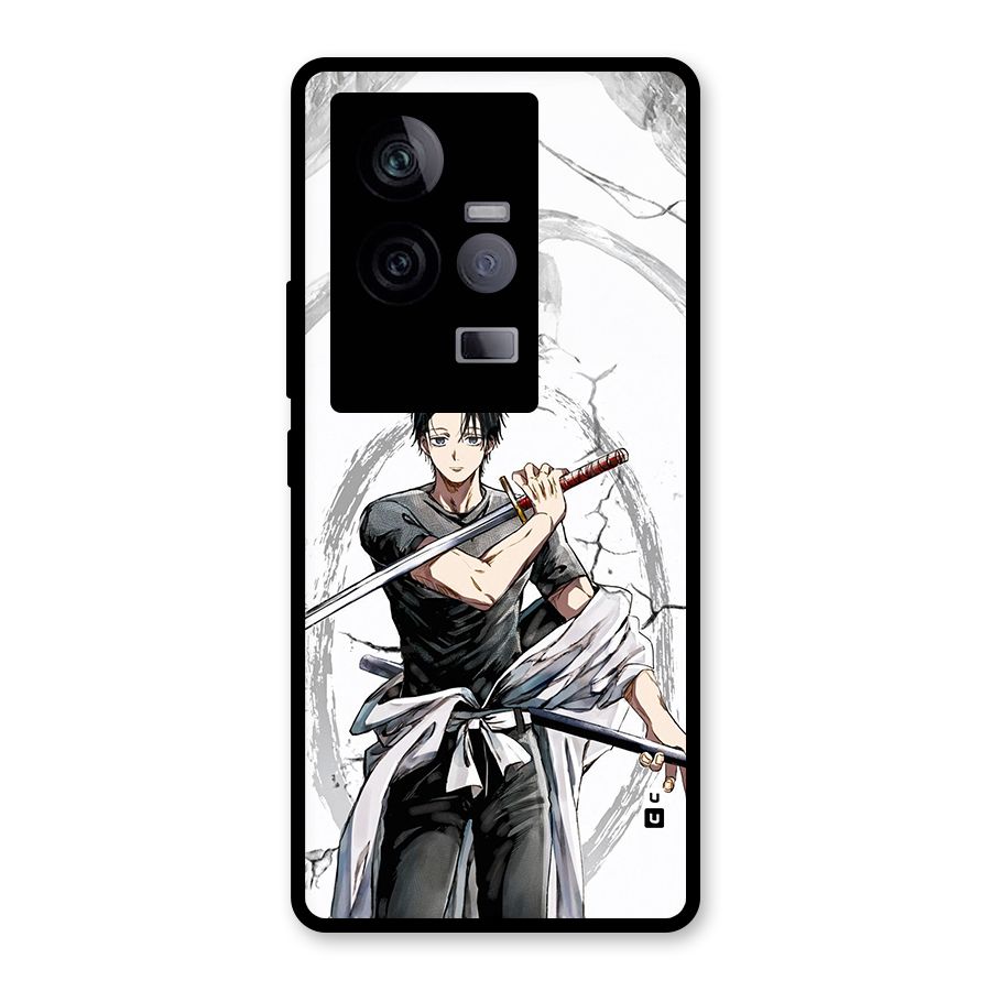 Yuta With Katana Glass Back Case for Vivo iQOO 11 5G