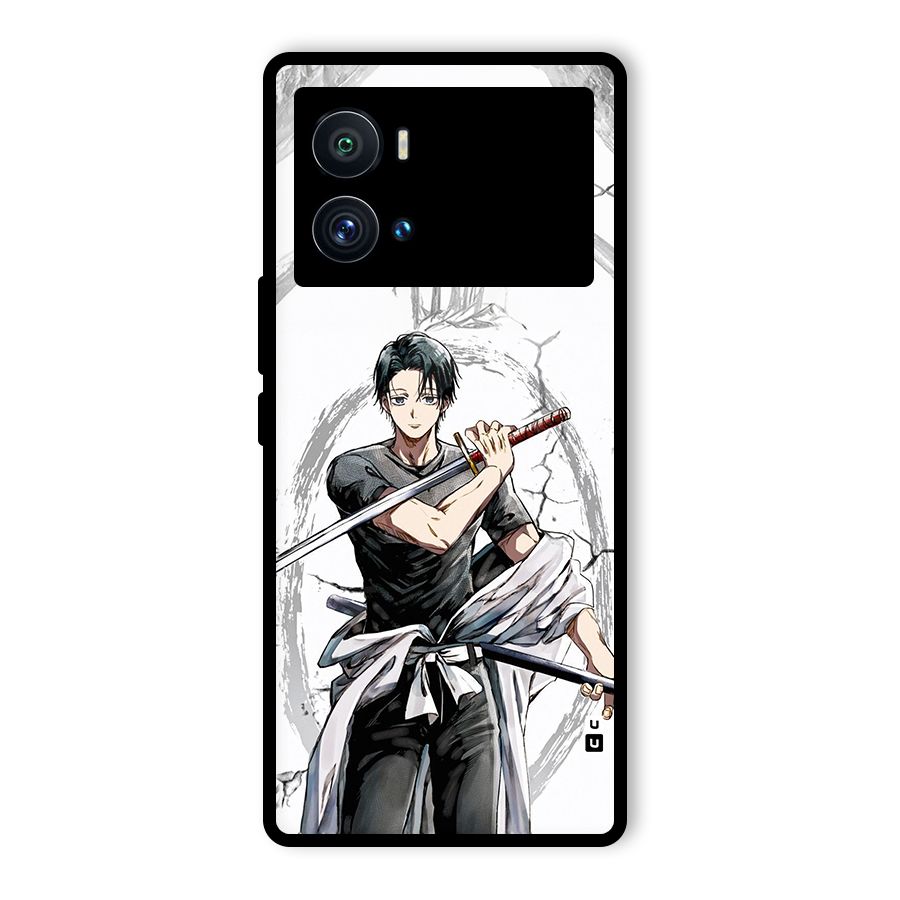 Yuta With Katana Glass Back Case for Vivo iQOO 9 Pro