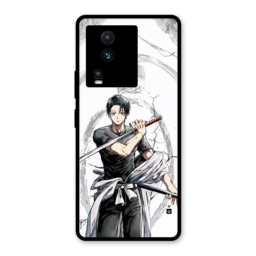 Yuta With Katana Glass Back Case for Vivo iQOO Neo 7