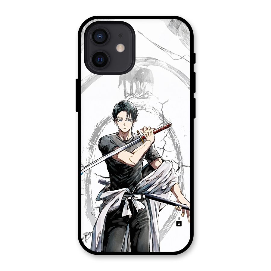 Yuta With Katana Glass Back Case for iPhone 12