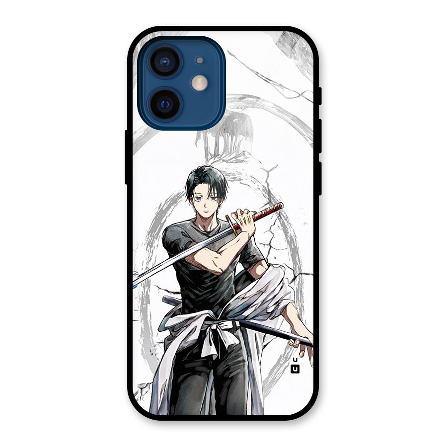 Yuta With Katana Glass Back Case for iPhone 12 Mini