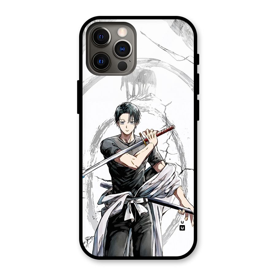 Yuta With Katana Glass Back Case for iPhone 12 Pro