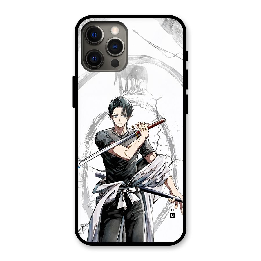 Yuta With Katana Glass Back Case for iPhone 12 Pro Max
