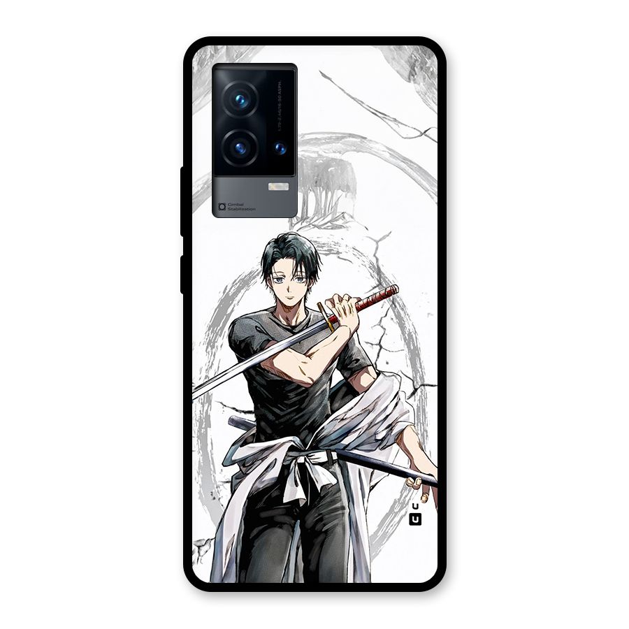 Yuta With Katana Glass Back Case for iQOO 9 5G
