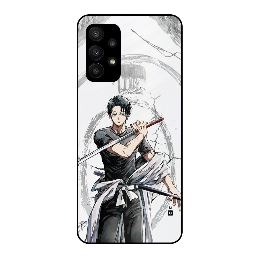 Yuta With Katana Metal Back Case for Galaxy A23