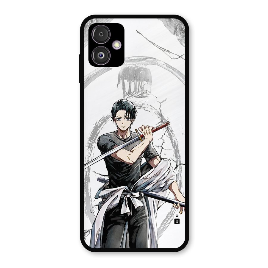 Yuta With Katana Metal Back Case for Galaxy F14