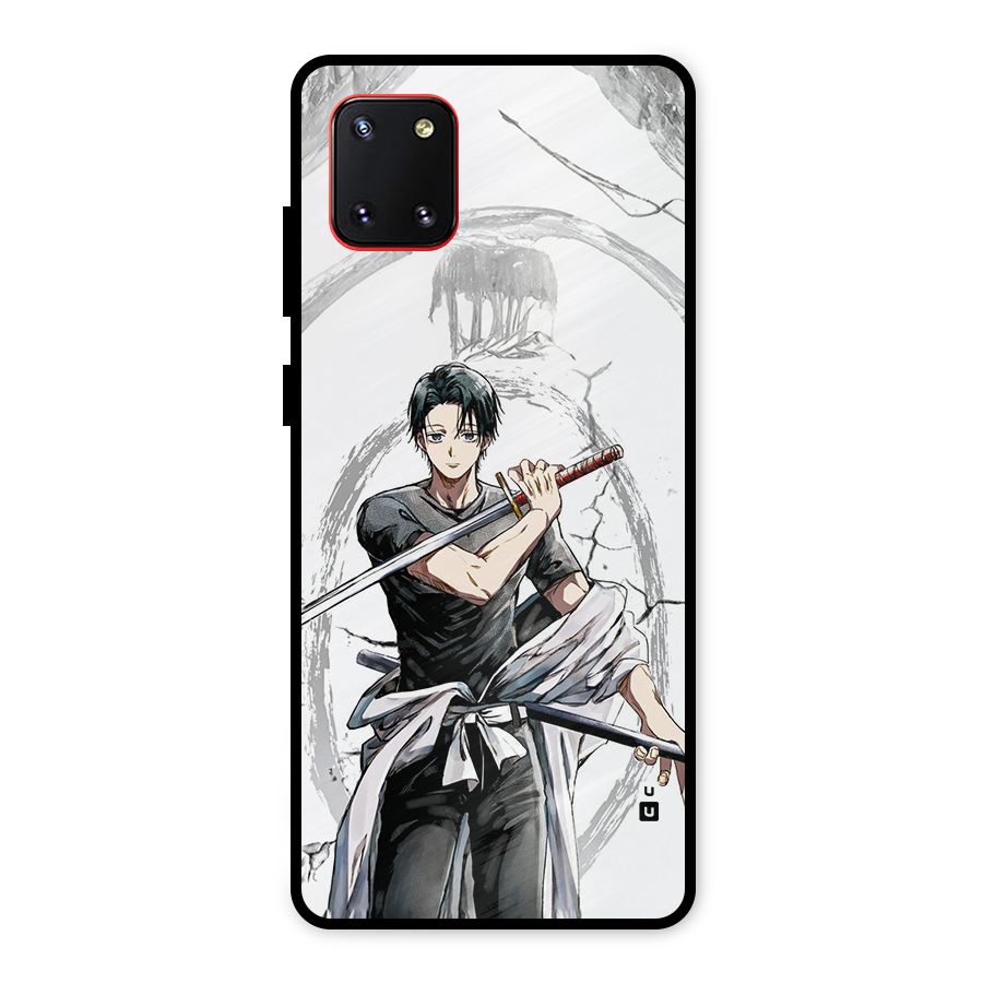 Yuta With Katana Metal Back Case for Galaxy Note 10 Lite