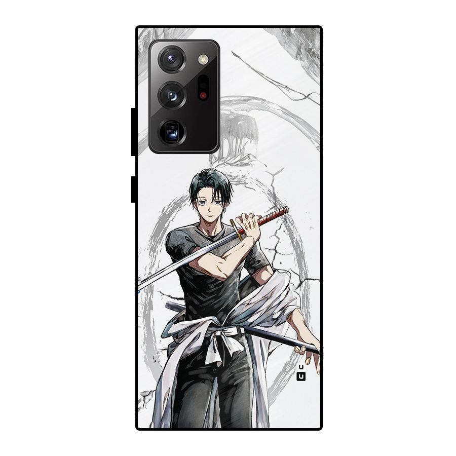 Yuta With Katana Metal Back Case for Galaxy Note 20 Ultra