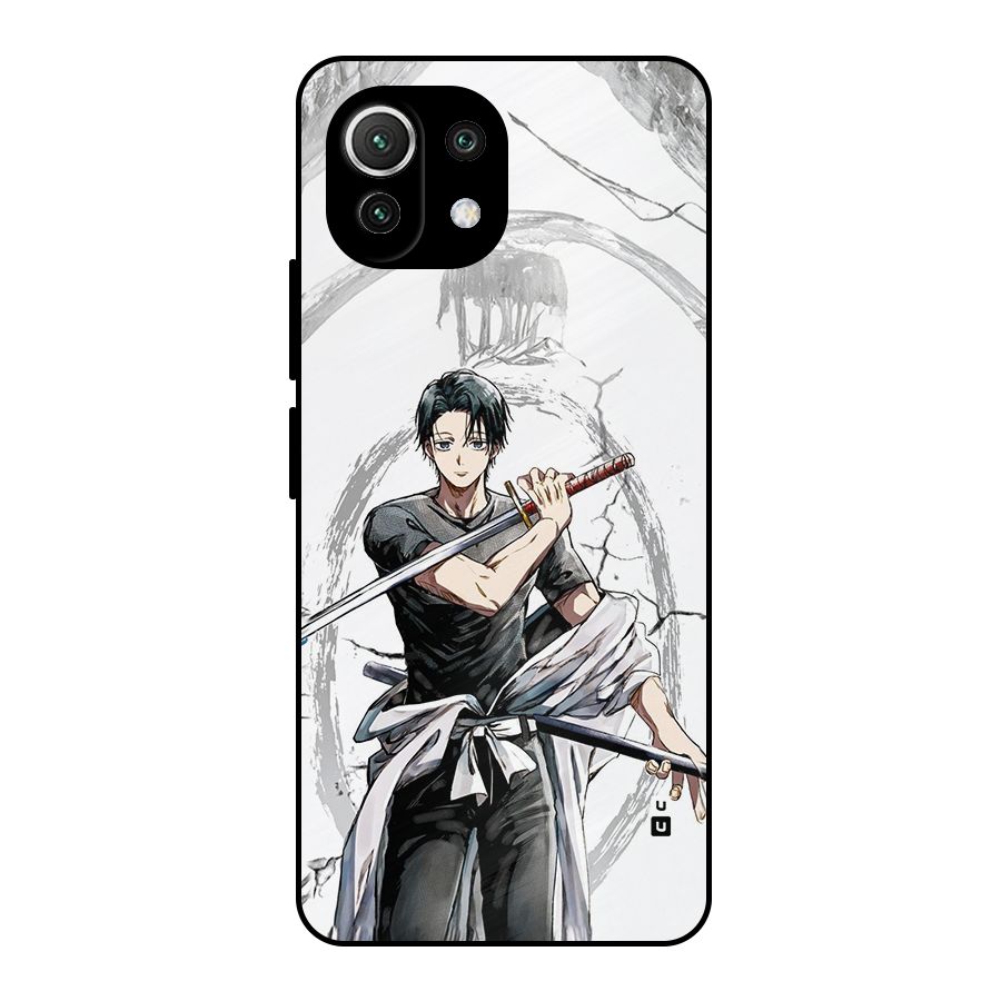 Yuta With Katana Metal Back Case for Mi 11 Lite