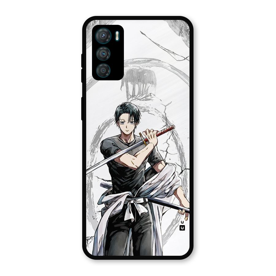 Yuta With Katana Metal Back Case for Moto G42