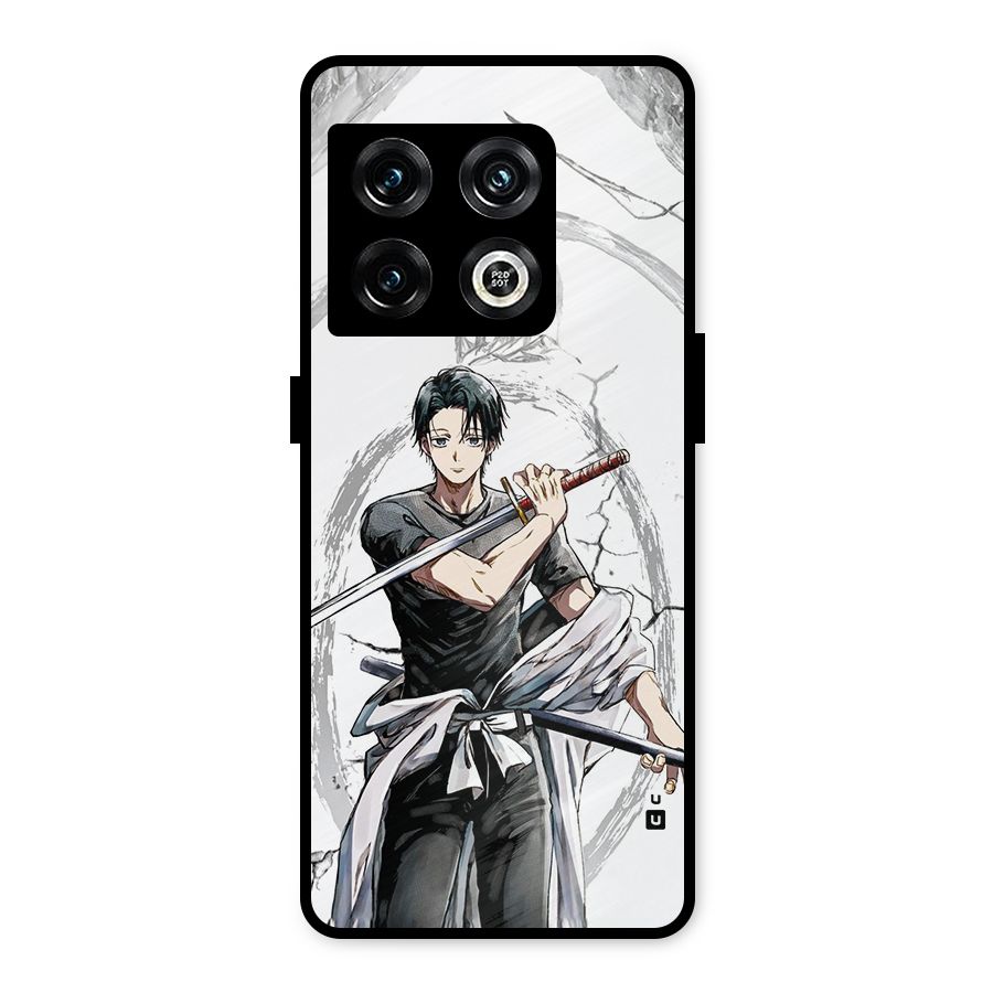 Yuta With Katana Metal Back Case for OnePlus 10 Pro 5G