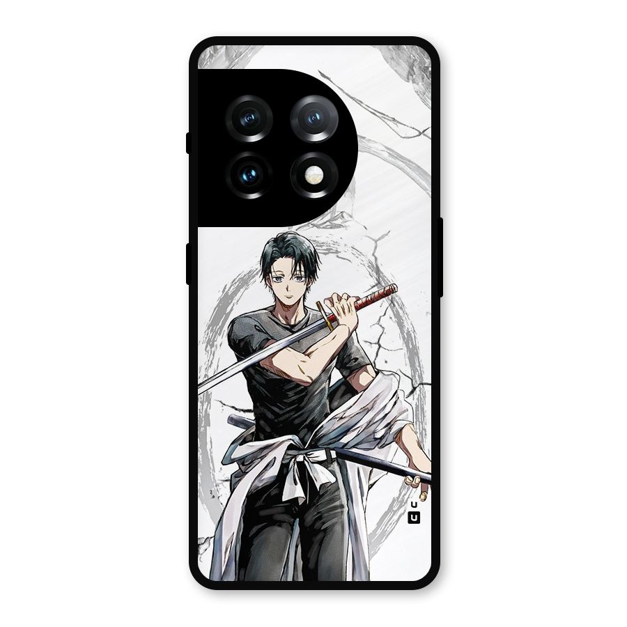 Yuta With Katana Metal Back Case for OnePlus 11
