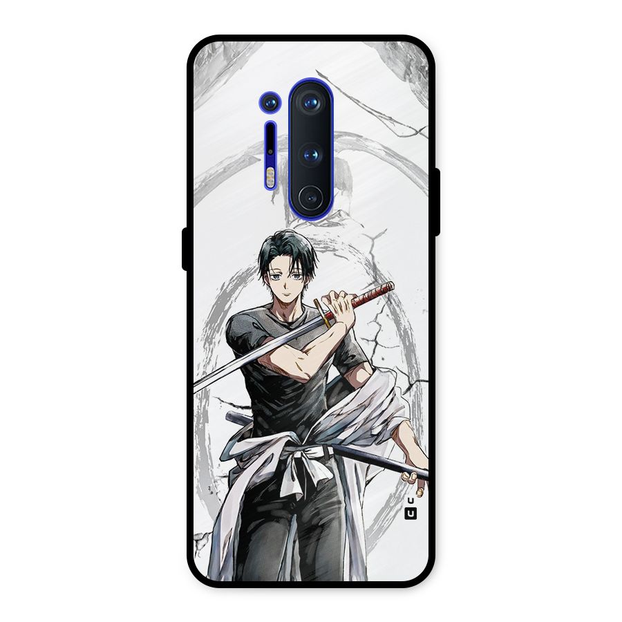 Yuta With Katana Metal Back Case for OnePlus 8 Pro