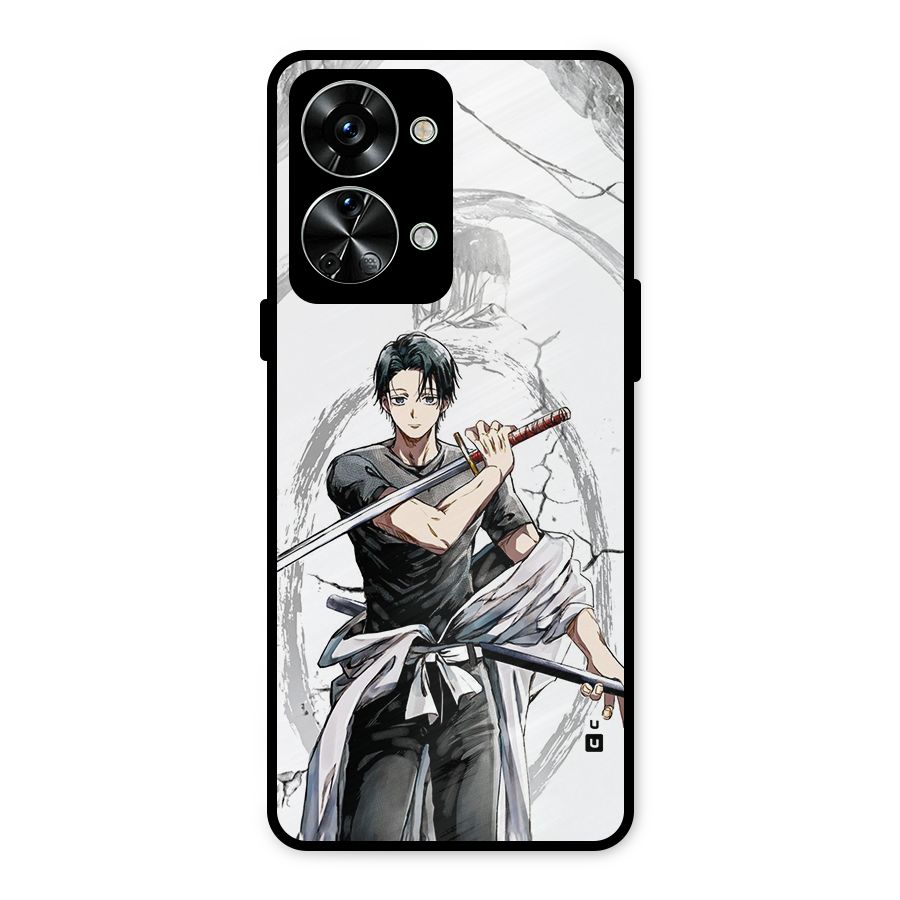 Yuta With Katana Metal Back Case for OnePlus Nord 2T