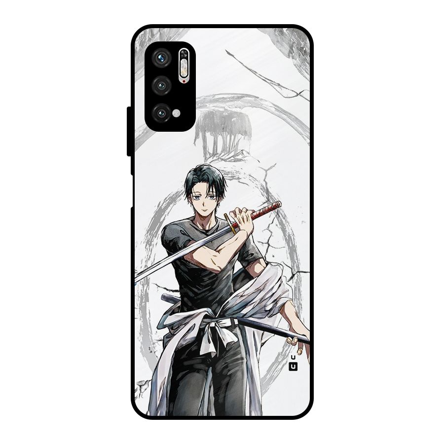 Yuta With Katana Metal Back Case for Poco M3 Pro 5G