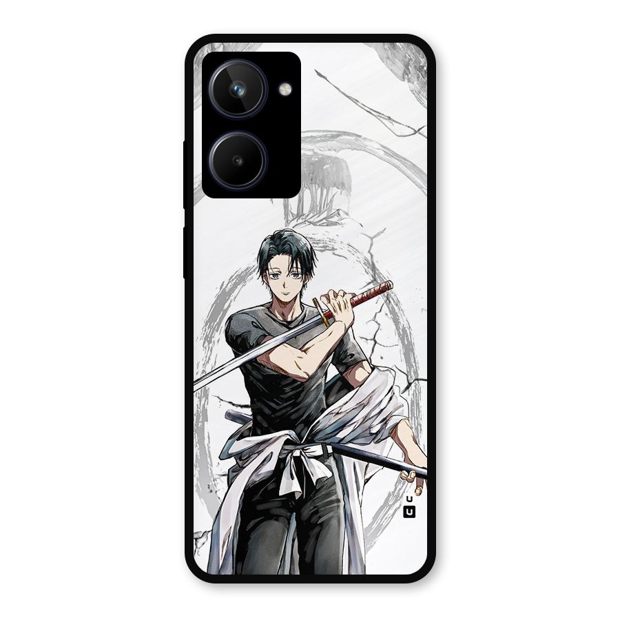 Yuta With Katana Metal Back Case for Realme 10