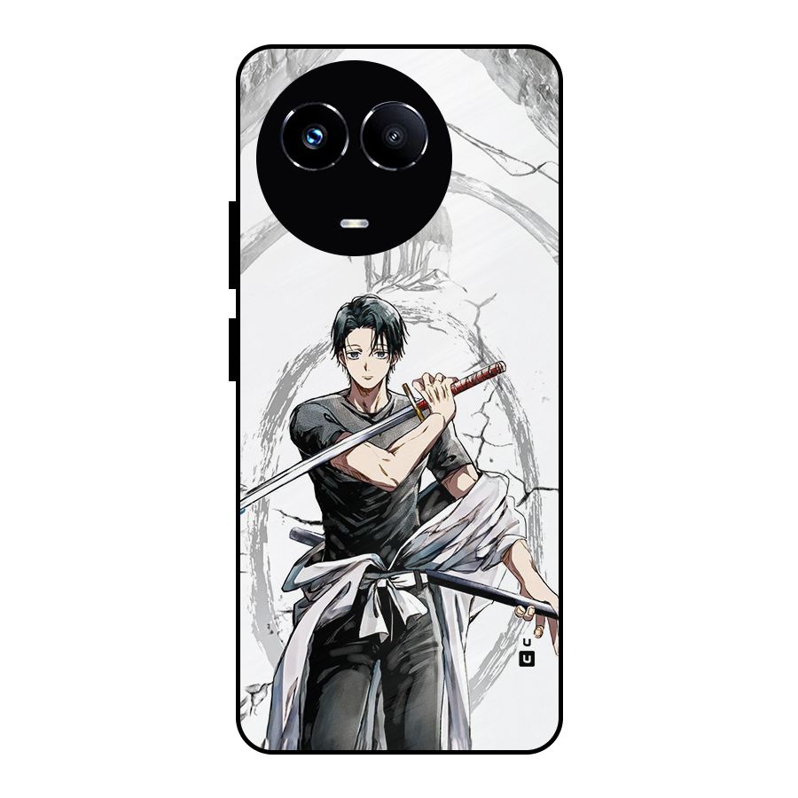 Yuta With Katana Metal Back Case for Realme 11 5G