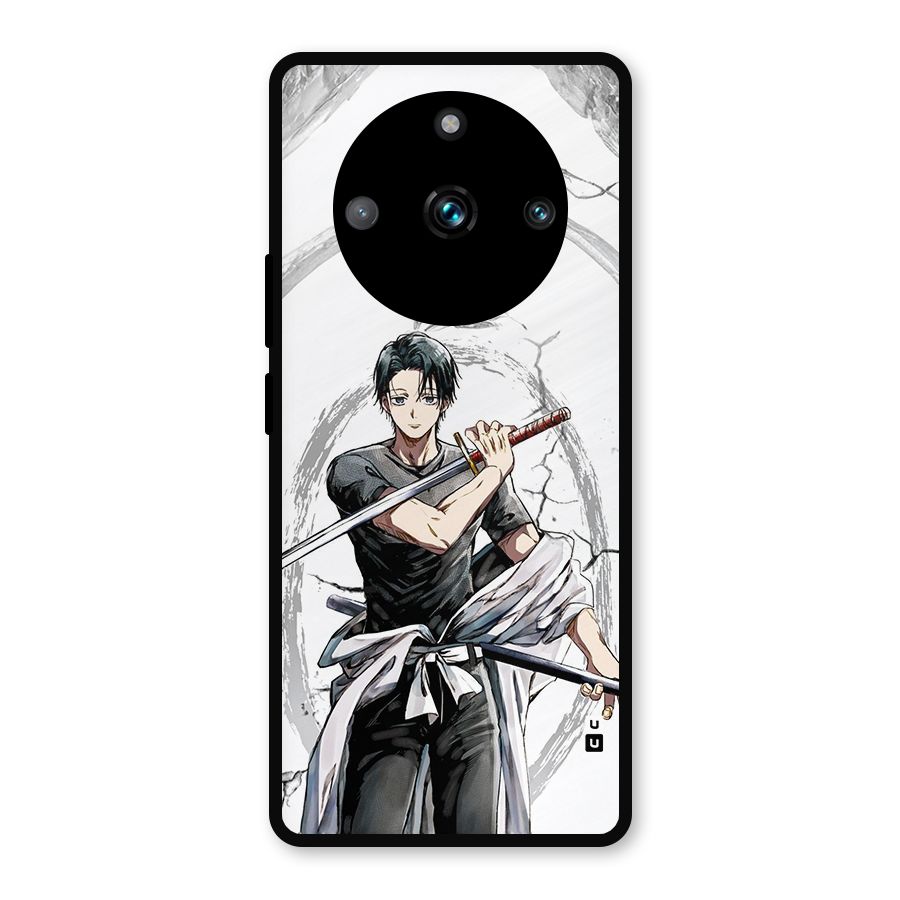 Yuta With Katana Metal Back Case for Realme 11 Pro