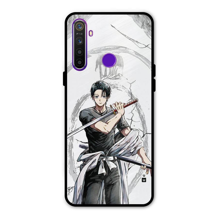 Yuta With Katana Metal Back Case for Realme 5