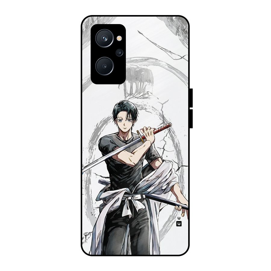 Yuta With Katana Metal Back Case for Realme 9i 5G