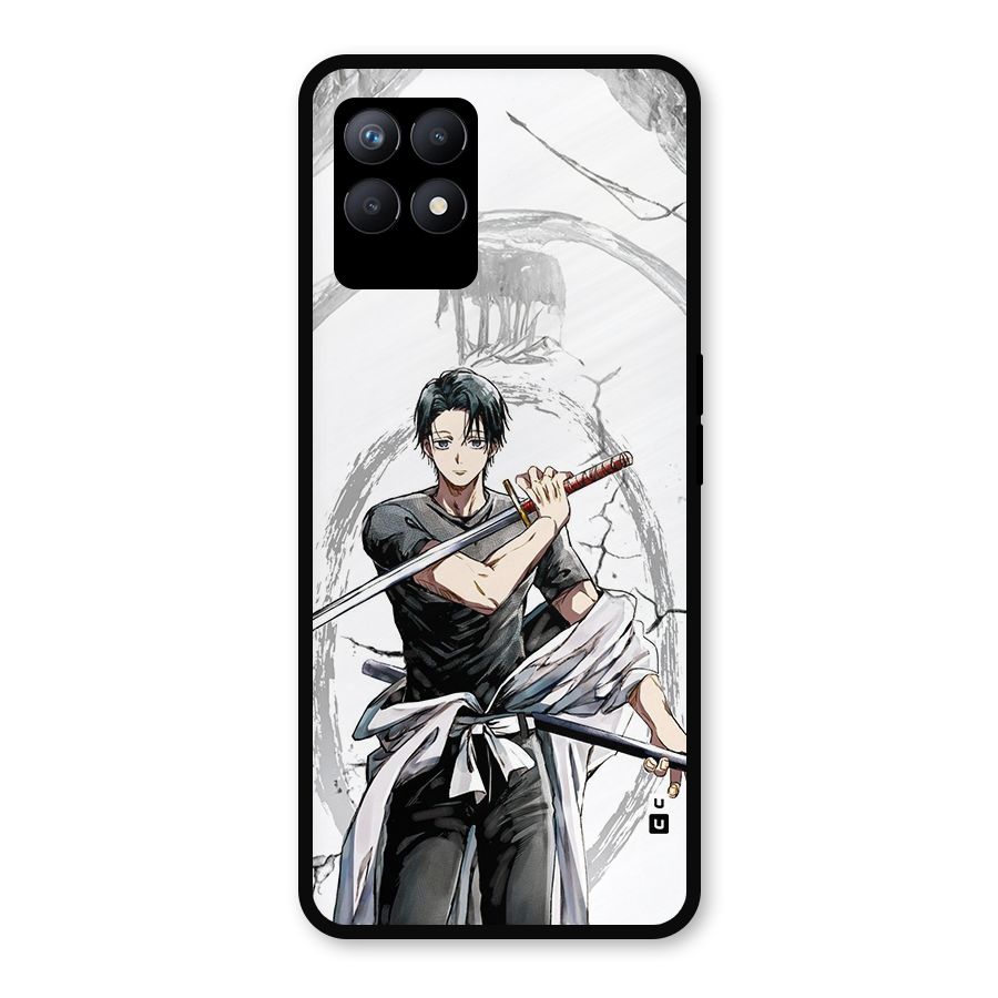 Yuta With Katana Metal Back Case for Realme Narzo 50