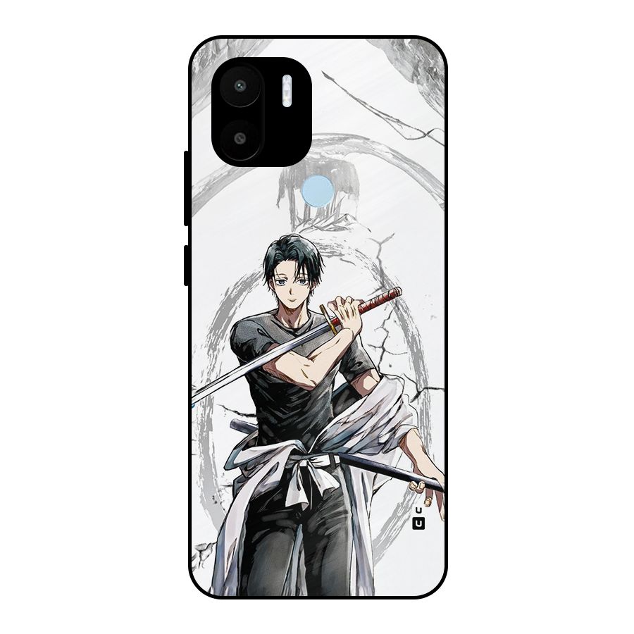 Yuta With Katana Metal Back Case for Redmi A1 Plus